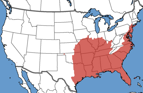 Full Species Range Map