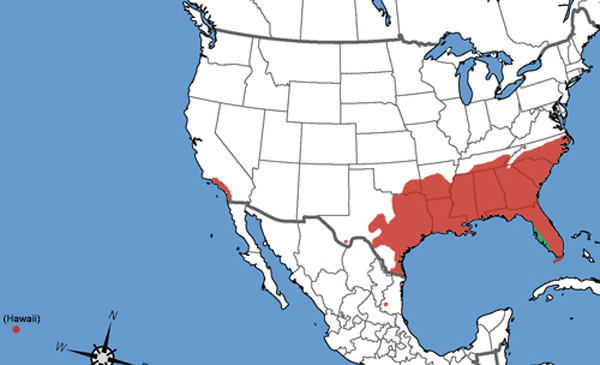 Full Species Range Map