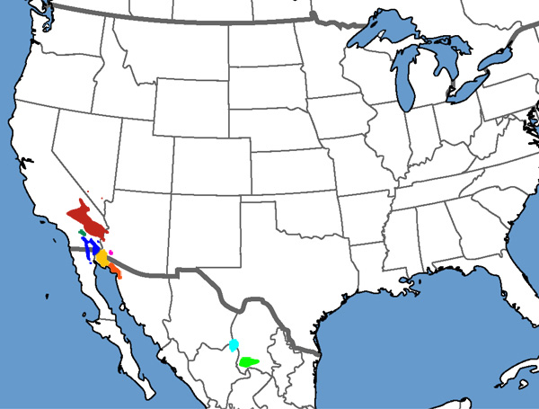 Full Species Range Map