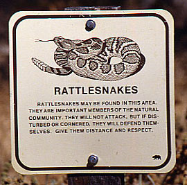 Rattlesnake Sign
