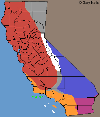 Gopher Snakes California Range Map