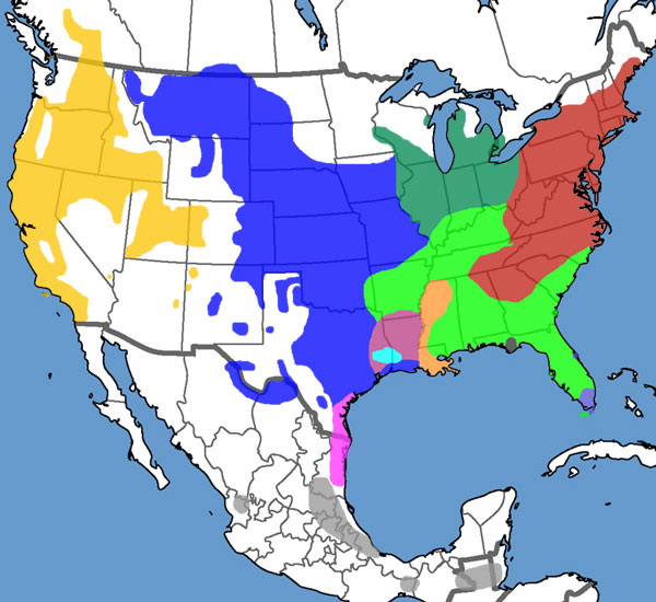 Full Species Range Map