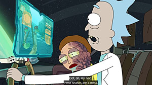 Rick And Morty Snakes Screenshot
