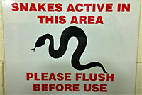 Rattlesnake Sign