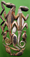 African lizard art