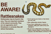Rattlesnake Sign