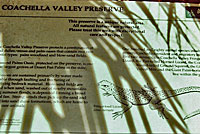 Coachella Valley Fringe-toed Lizard Sign