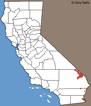 Bande Gila Monster California Range Map