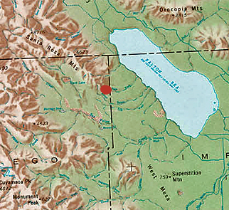 Sandstone Night Lizard Range Map