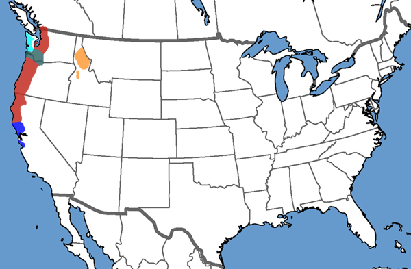 Full Species Range Map