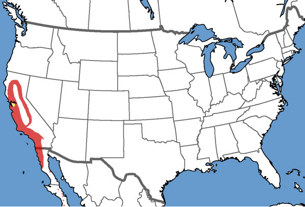 Full Species Range Map