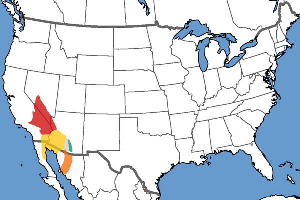 Full Species Range Map