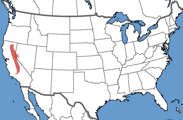 Full Species Range Map
