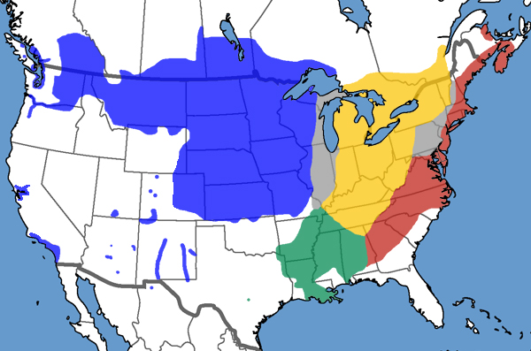 Full Species Range Map