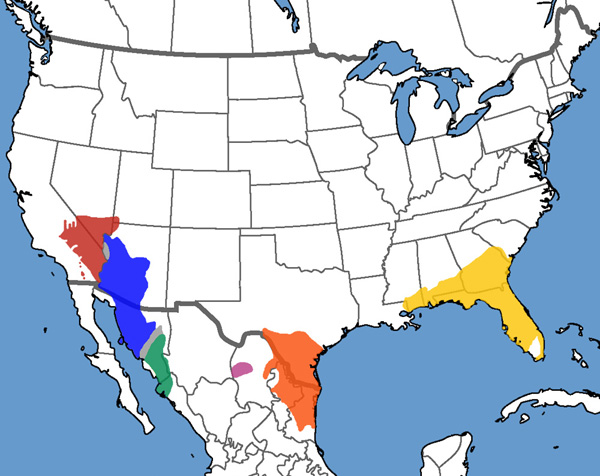 Full Species Range Map
